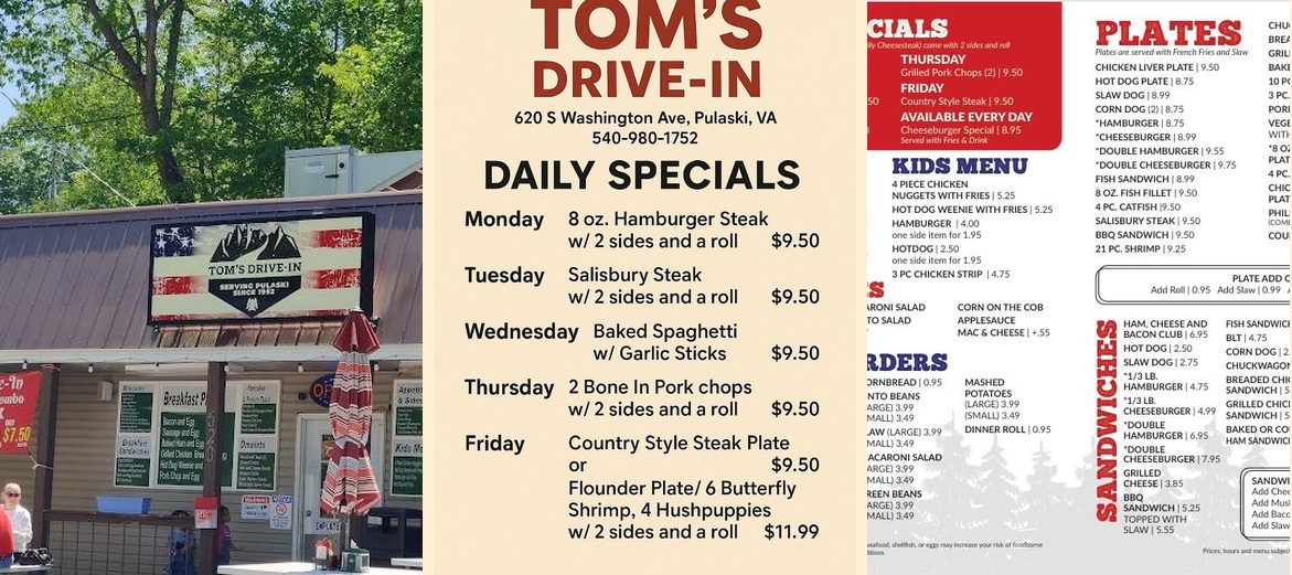 Tom's Drive-In Pulaski